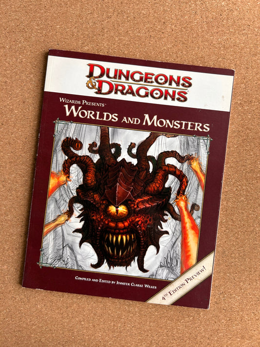 Dungeons & Dragons 4th Edition Preview - Worlds of Monsters - WOTC Paperback (2008)