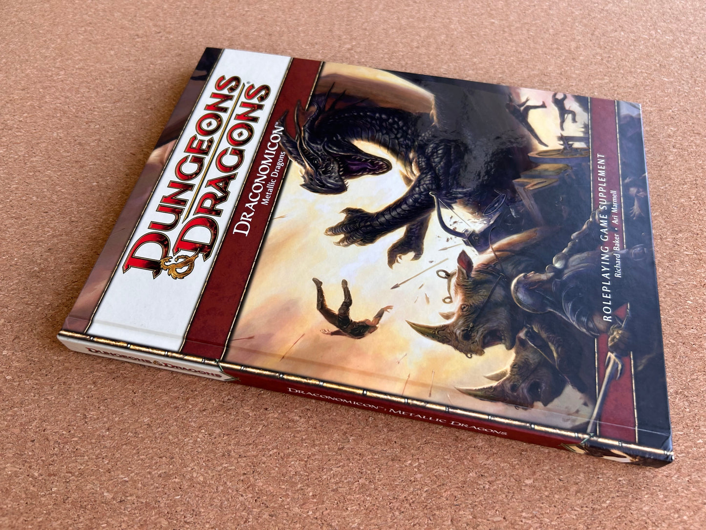 Dungeons & Dragons 4th Edition - Draconomicon Metallic Dragons - WOTC Hardcover (2009)