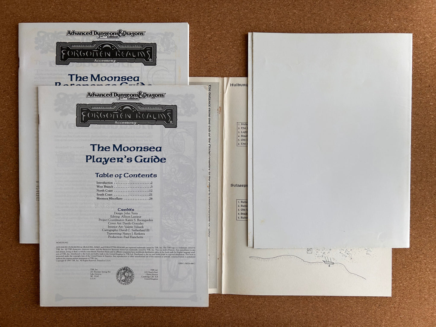 Advanced Dungeons & Dragons Forgotten Realms Accessory - The Moonsea - TSR9474 - Paperback (1995)