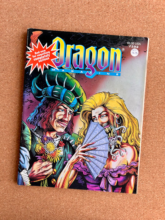 Dragon Magazine Issue #192 - TSR Magazine (April, 1993)
