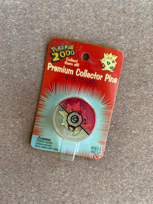 Pokemon 2000 Premium Collector Pins - #175 Togepi - Nintendo (2000)