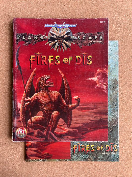 Advanced Dungeons & Dragons Plane Scape - Fires of Dis - TSR2608 - Paperback (1995)