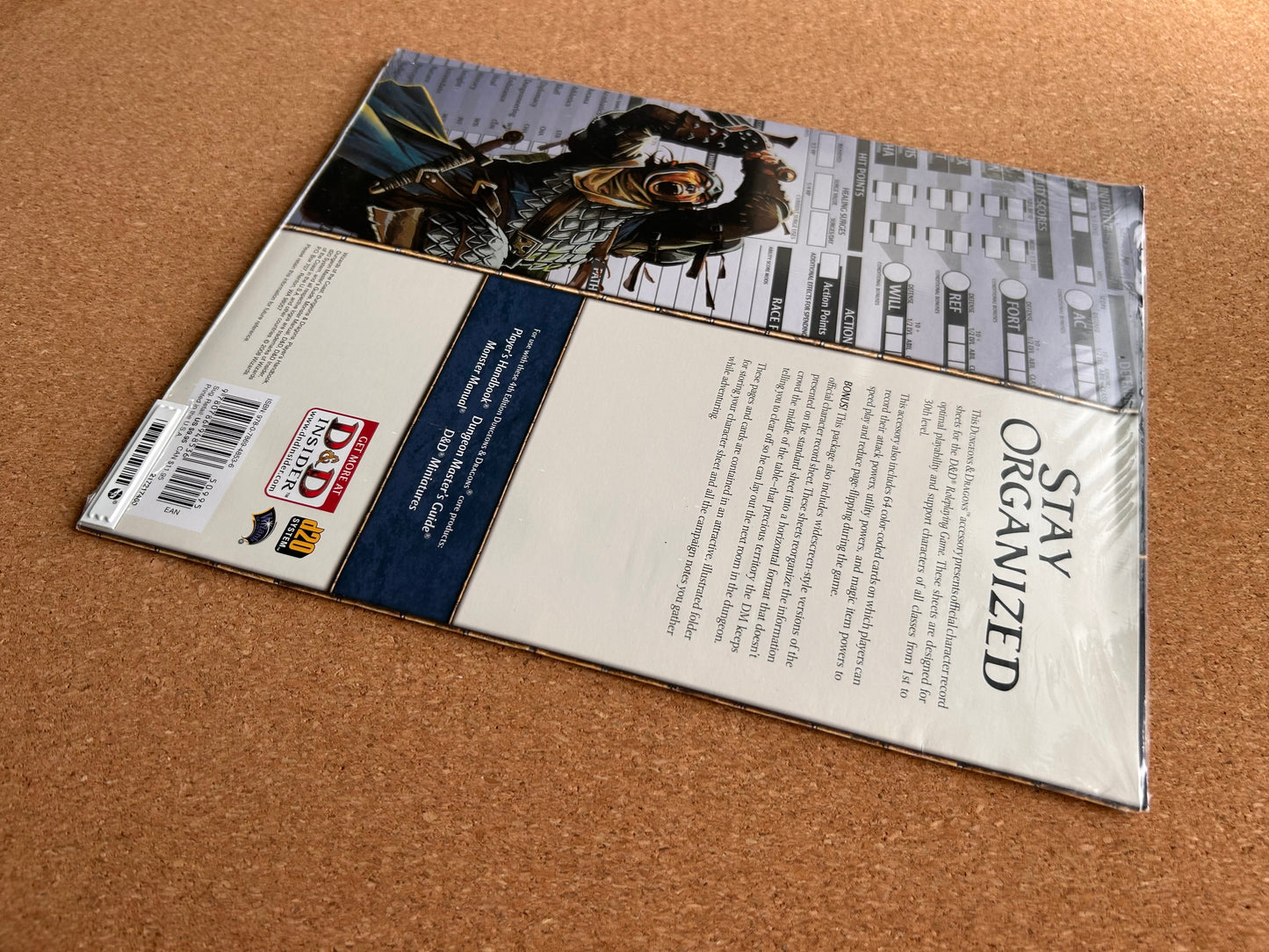 Dungeons & Dragons 4th Edition - Character Record Sheets - WOTC (2008)