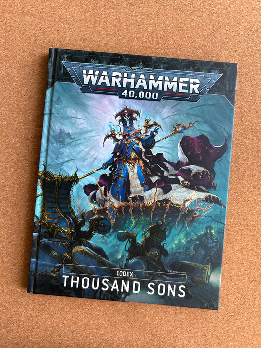 Warhammer 40K 9th Edition - Thousand Sons Codex - Games Workshop Hardcover (2020)