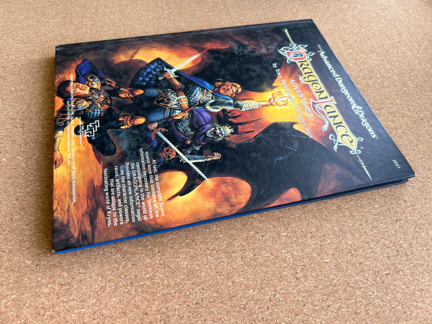 Advanced Dungeons & Dragons - Dragonlance Adventures TSR2021 Hardcover (1987)