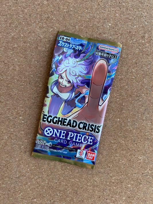 One Piece Card Game Booster Pack: Egghead Crisis EB-04 Japanese - Bandai Namco
