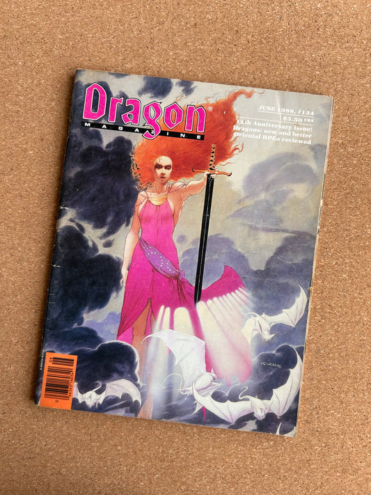 Dragon Magazine Issue #134 - TSR Magazine (June, 1988)