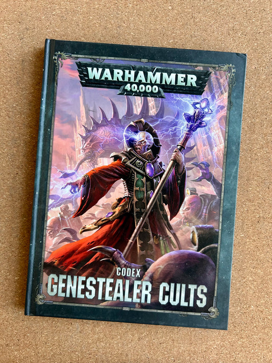 Warhammer 40K 8th Edition - Genestealer Cults Codex - Games Workshop Hardcover (2019)