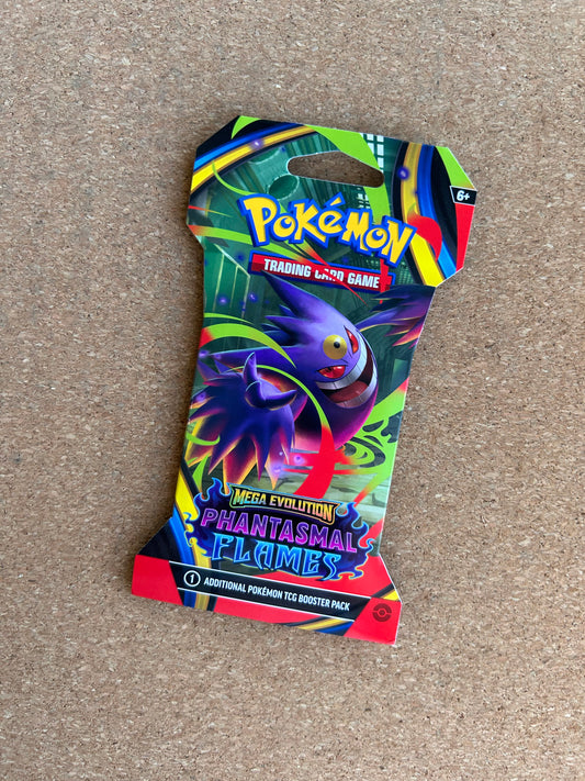 Pokemon Trading Card Game Blister Pack - Mega Evolution: Phantasmal Flames