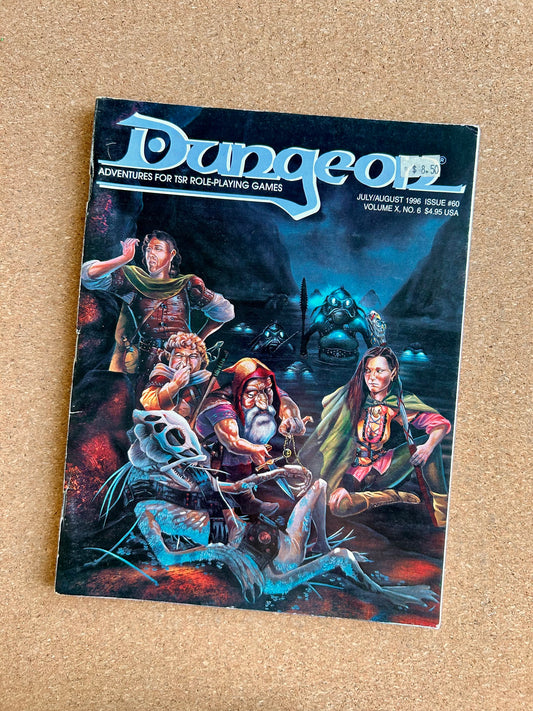 Dungeon Magazine Issue #60 - TSR Magazine (JULY/AUGUST 1996)