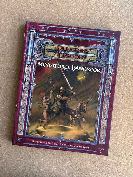 Dungeons & Dragons 3.0/3.5 - Miniatures Handbook - WOTC Hardcover (2003)