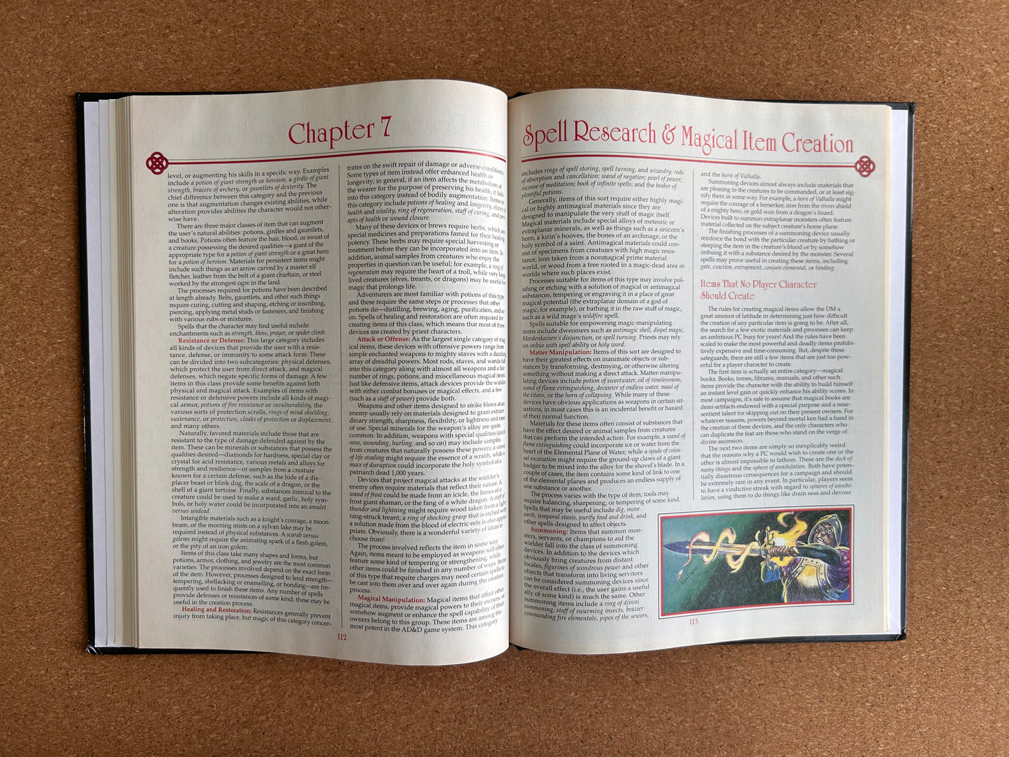 Advanced Dungeons & Dragons - Player’s Option: Spells & Magic - TSR2163 Hardcover (1996)