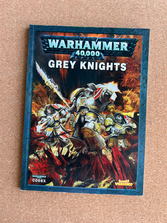 Warhammer 40K 4th Edition - Grey Knights Codex - Games Workshop Paperback (2010)