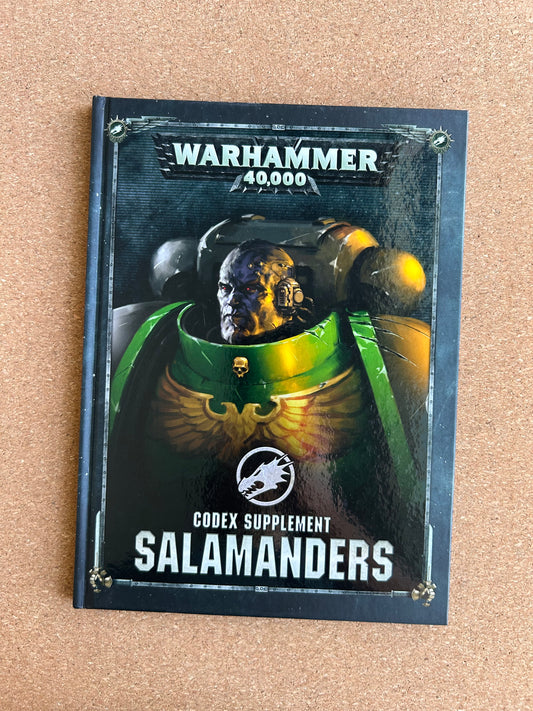Warhammer 40K 8th Edition - Salamanders Codex Supplement - Games Workshop Hardcover (2019)