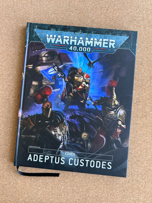 Warhammer 40K 9th Edition - Adeptus Custodes Codex - Games Workshop Hardcover (2021)