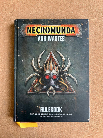 Warhammer 40K - Necromunda Ash Wastes Rulebook - Games Workshop Hardcover (2022)