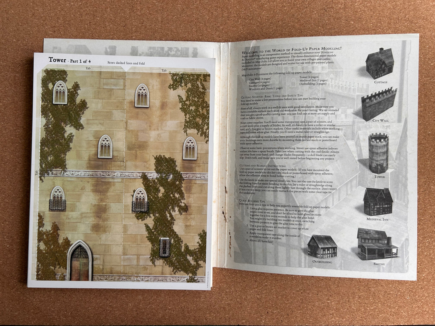 Dungeons & Dragons 3.0/3.5 - Map Folio 3-D - WOTC Booklet (2004)