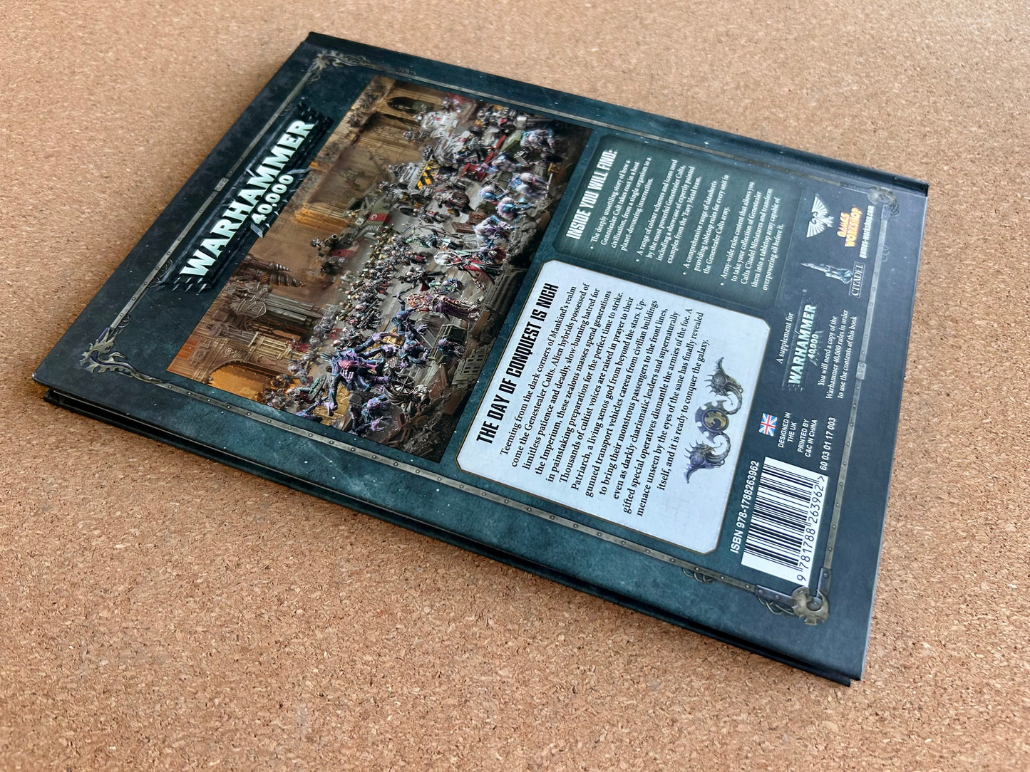 Warhammer 40K 8th Edition - Genestealer Cults Codex - Games Workshop Hardcover (2019)