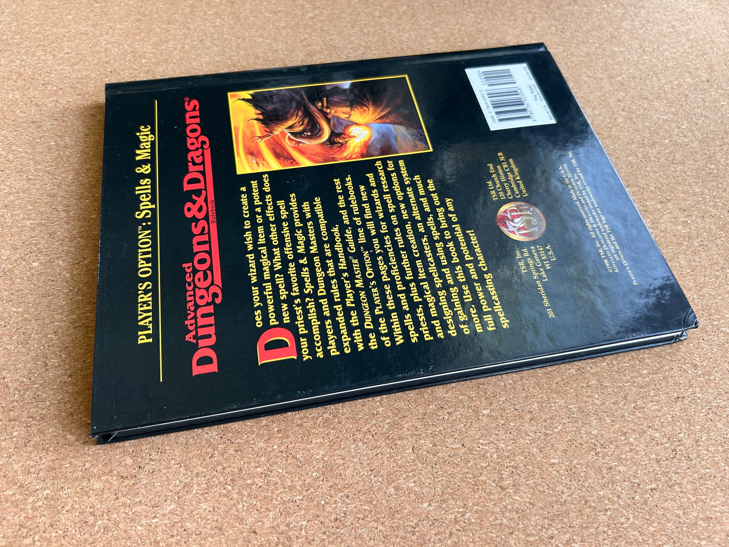 Advanced Dungeons & Dragons - Player’s Option: Spells & Magic - TSR2163 Hardcover (1996)