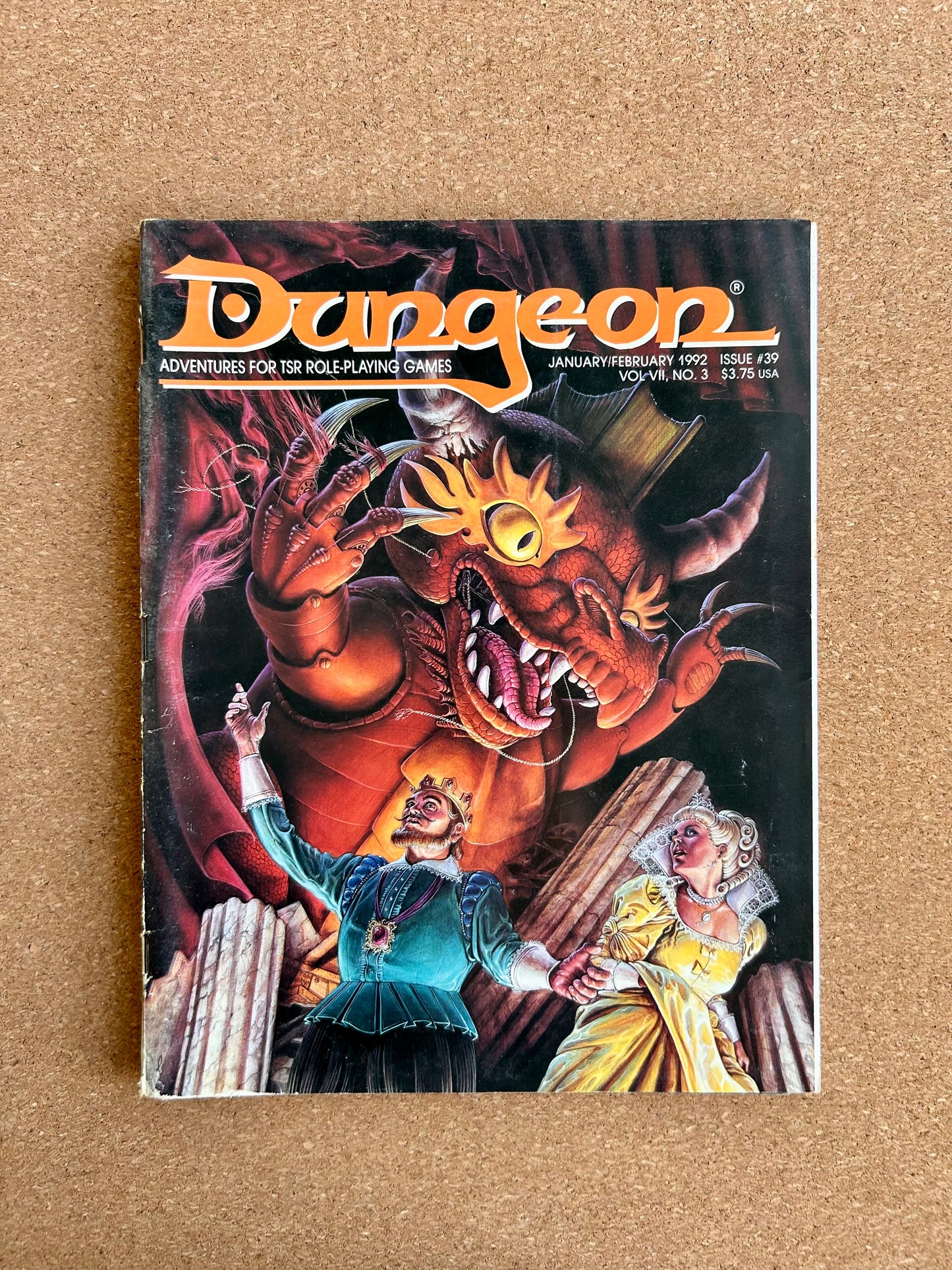Dungeon Magazine Issue #39 - TSR Magazine (JAN/FEB 1992)