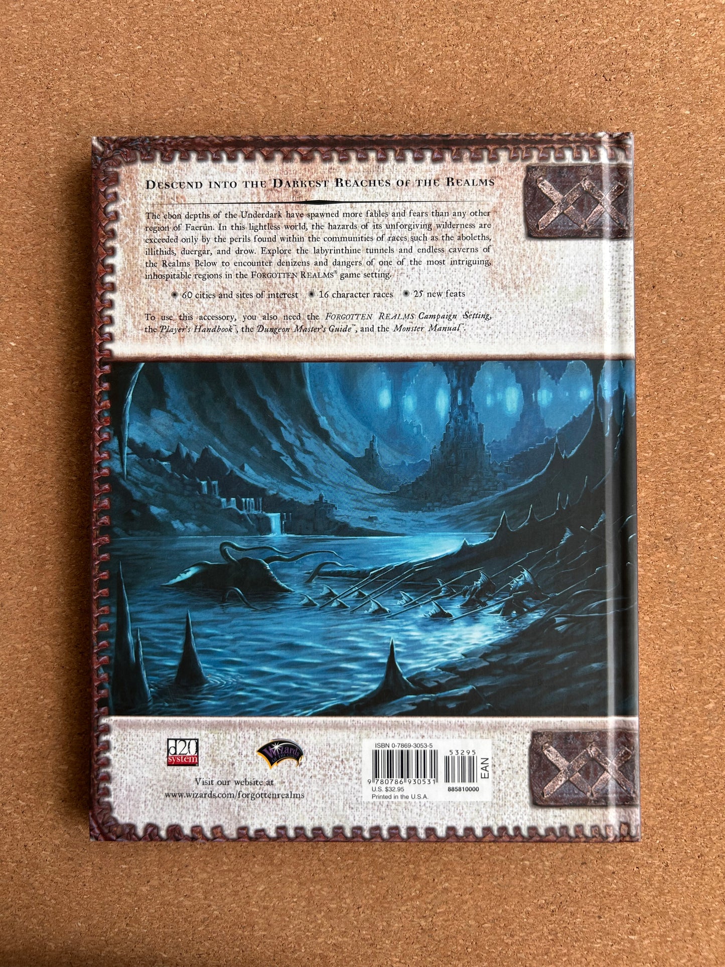 Dungeons & Dragons 3.0/3.5 Forgotten Realms - Underdark - WOTC Hardcover (2003)