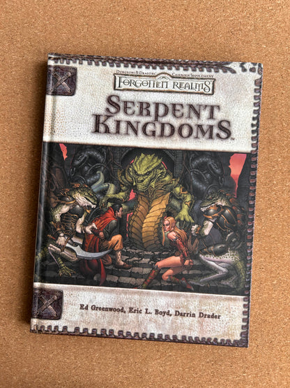 Dungeons & Dragons 3.0/3.5 Forgotten Realms - Serpent Kingdoms - WOTC Hardcover (2004)