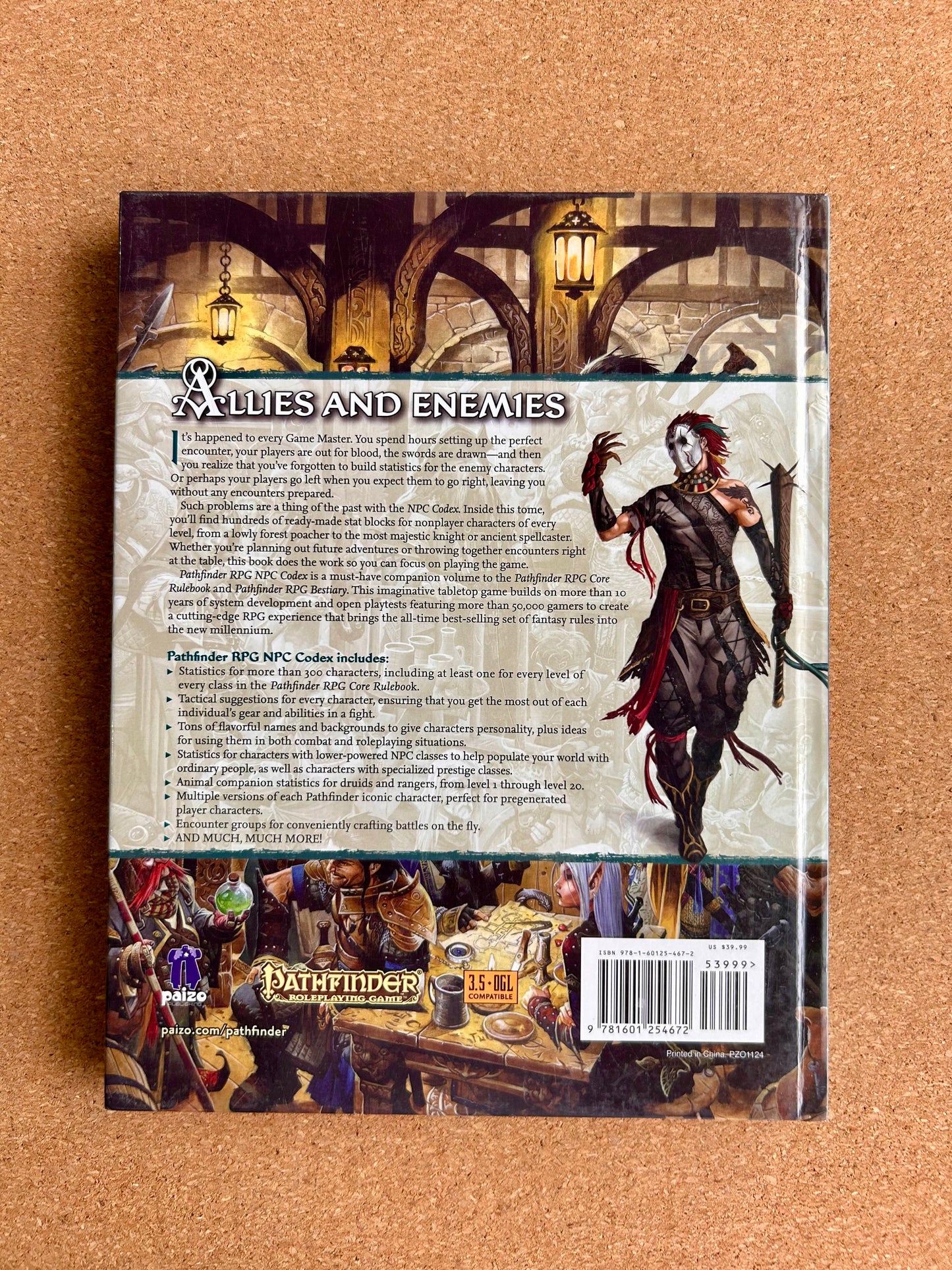 Pathfinder First Edition - NPC Codex - Paizo Hardcover (2012)