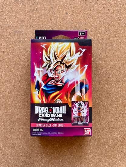 Dragon Ball Super Card Game: Fusion World [FS01]- Starter Deck Son Goku- English