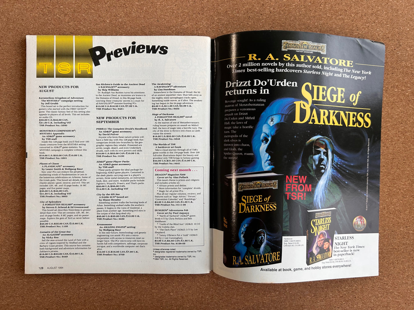 Dragon Magazine Issue #208 - TSR Magazine (August, 1994)