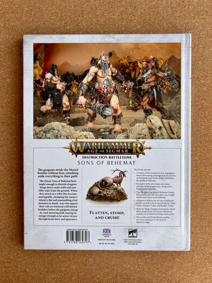 Warhammer Age of Sigmar 2nd Edition - Destruction Battletome Sons of Behemat - Hardcover (2020)