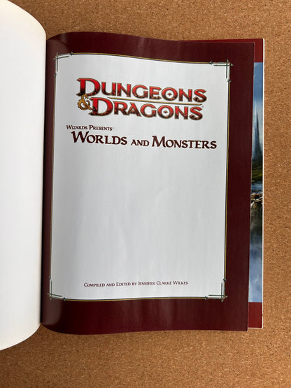 Dungeons & Dragons 4th Edition Preview - Worlds of Monsters - WOTC Paperback (2008)