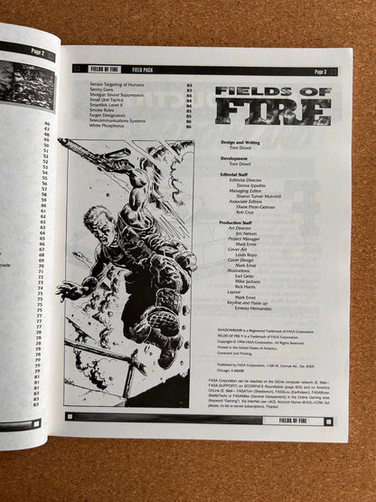 Shadowrun Second Edition - Fields of Fire 7114 - FASA Paperback (1994)
