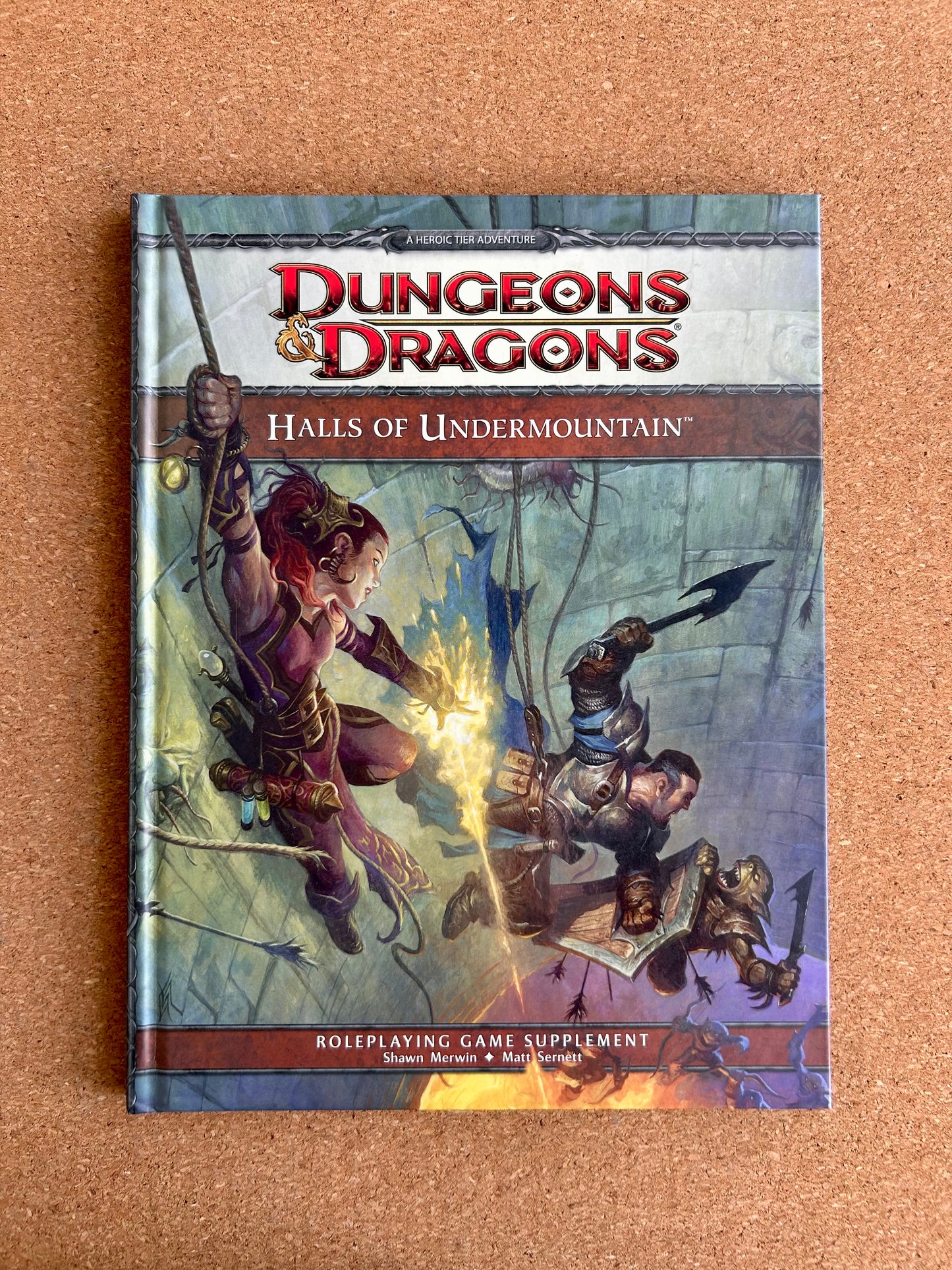 Dungeons & Dragons 4th Edition - Halls of Undermountain - WOTC Hardcover (2012) - No Map