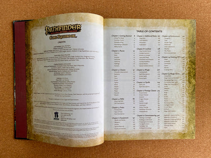 Pathfinder First Edition - Core Rulebook - Paizo Hardcover (2013)