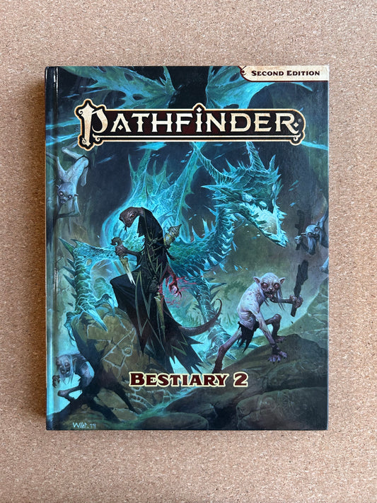 Pathfinder Second Edition - Bestiary 2 - Paizo Hardcover (2020)