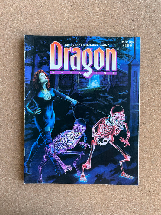 Dragon Magazine Issue #198- TSR Magazine (October, 1993)