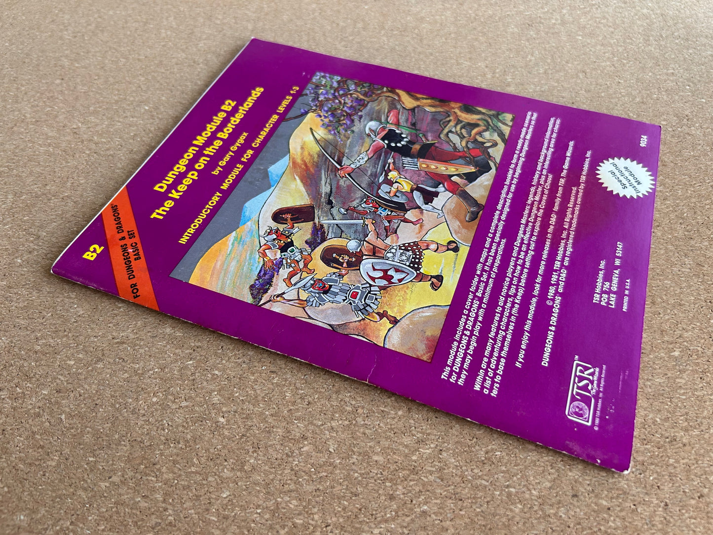 Dungeons & Dragons Module B2 - The Keep on the Borderlands - TSR9034 - Paperback (1981)