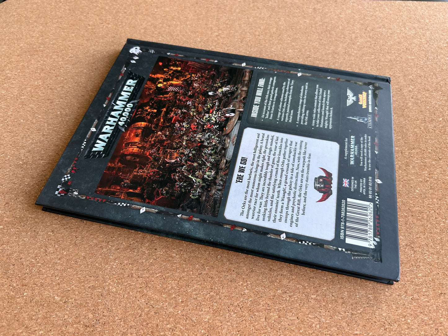 Warhammer 40K 8th Edition - Orks Codex - Games Workshop Hardcover (2018)