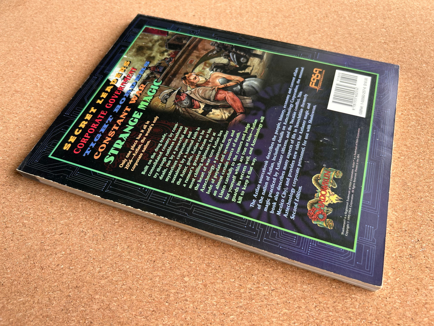 Shadowrun Second Edition - Aztlan Sourcebook 7213 - FASA Paperback (1995)