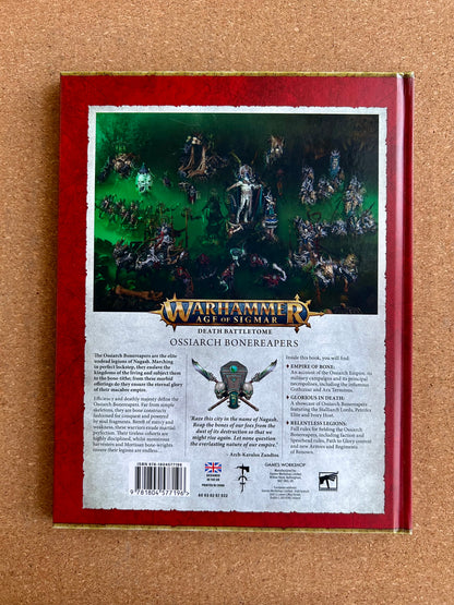 Warhammer Age of Sigmar 4th Edition - Death Battletome Ossiarch Bonereapers - Hardcover (2026)