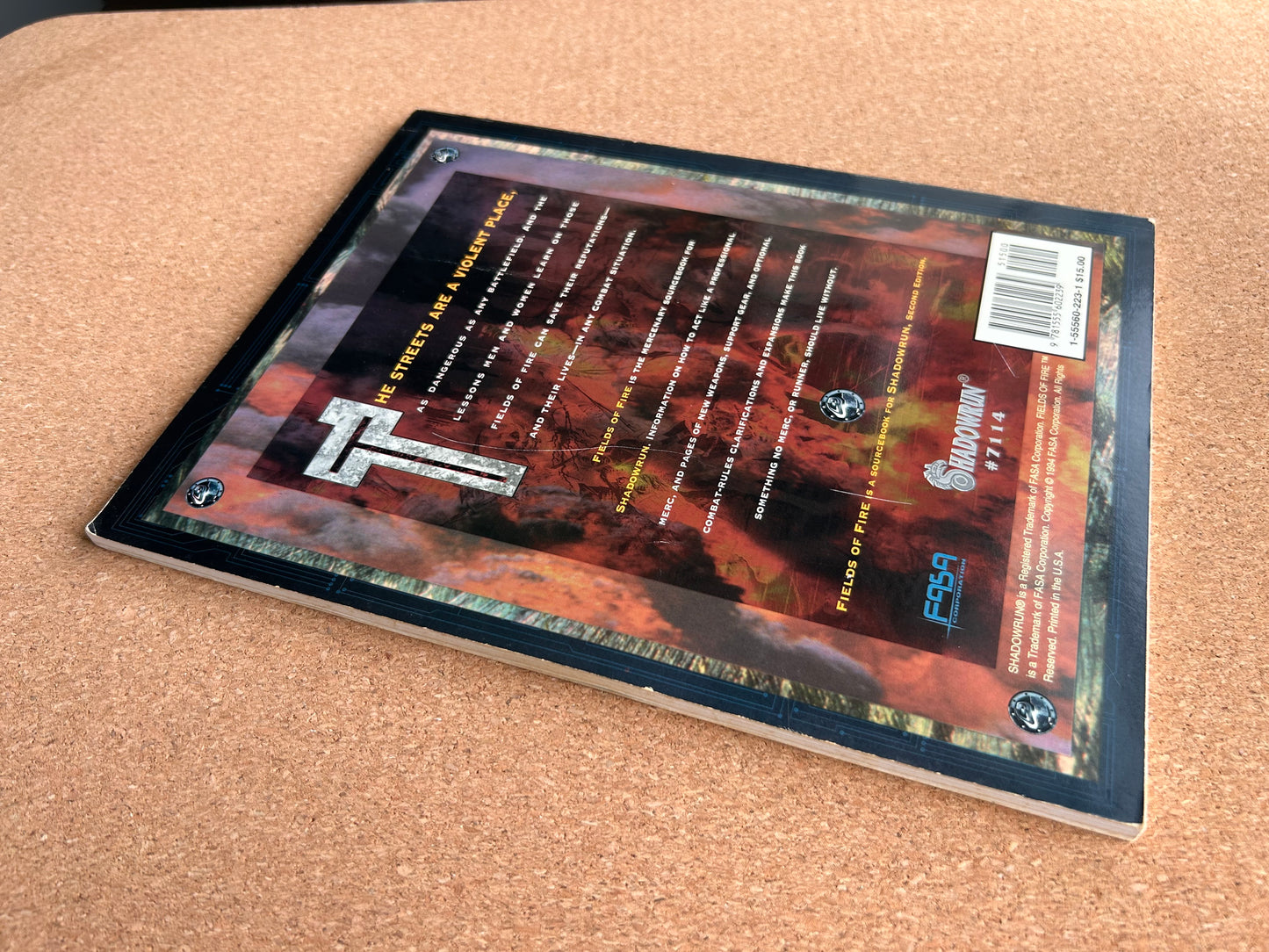 Shadowrun Second Edition - Fields of Fire 7114 - FASA Paperback (1994)