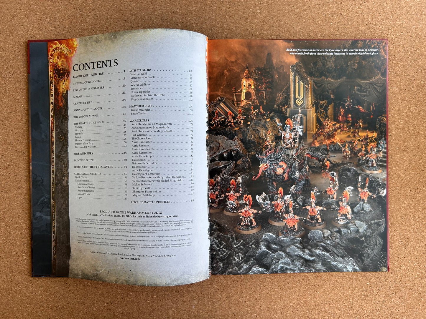 Warhammer Age of Sigmar 3rd Edition - Order Battletome Fyreslayers - Hardcover (2022)
