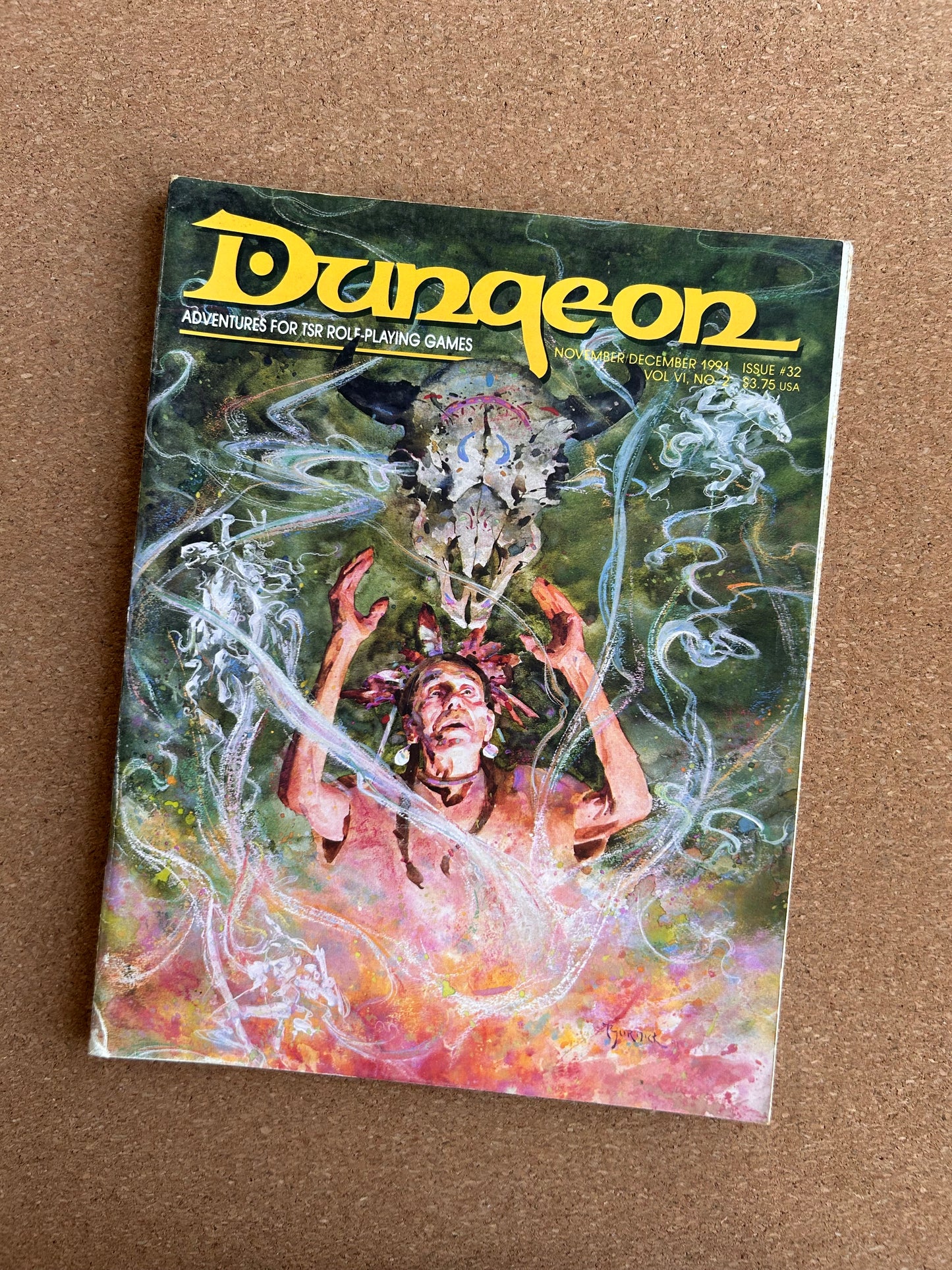 Dungeon Magazine Issue #32 - TSR Magazine (November/December, 1991)