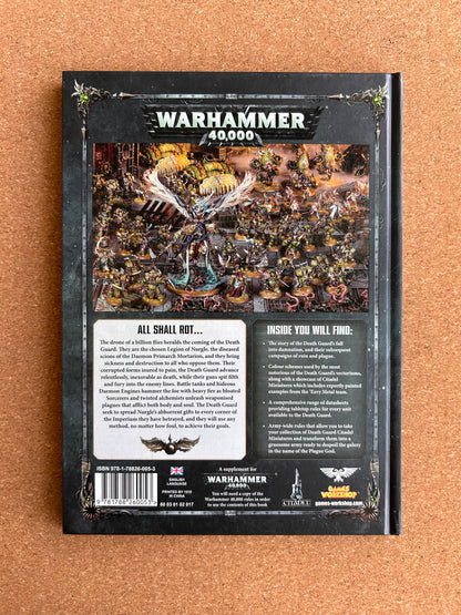 Warhammer 40K 8th Edition - Death Guard Codex - Games Workshop Hardcover (2017)
