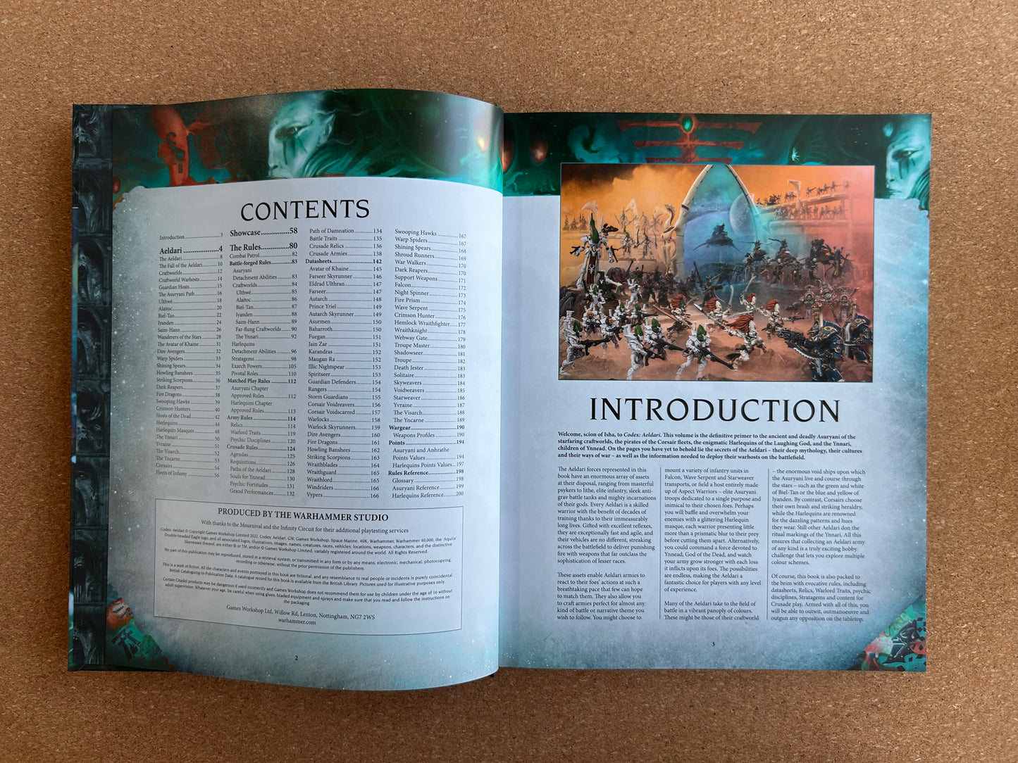 Warhammer 40K 9th Edition - Aeldari Codex - Hardcover (2022)