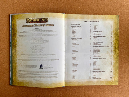 Pathfinder First Edition - Advanced Player’s Guide - Paizo Hardcover (2010)
