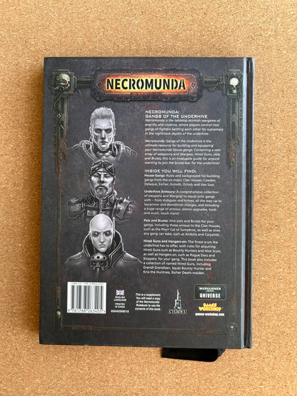 Warhammer 40K - Necromunda Gangs of the Underhive - Games Workshop Hardcover (2018)