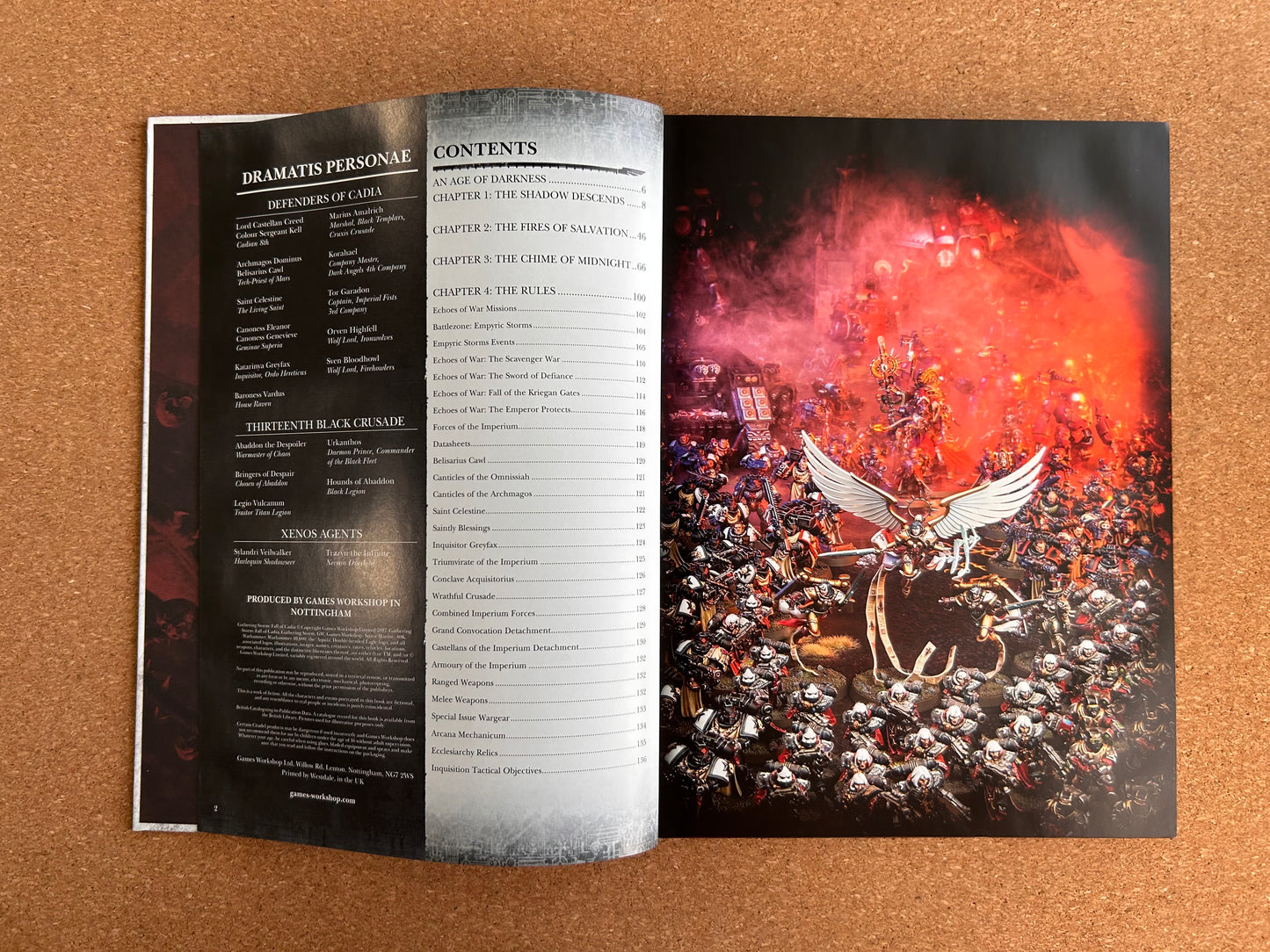 Warhammer 40K Supplement - Gathering Storm I Fall of Cadia - Games Workshop Hardcover (2017)