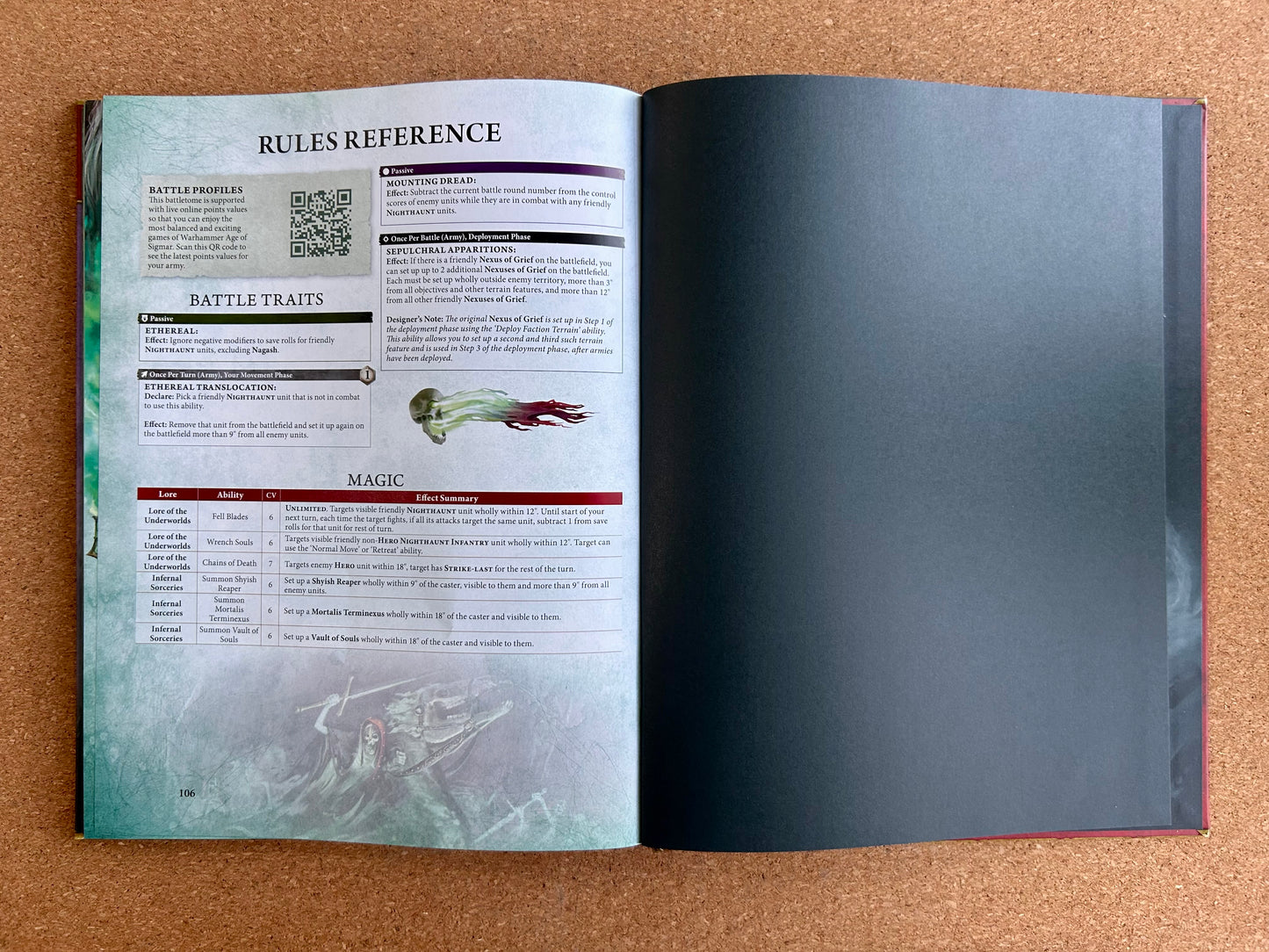 Warhammer Age of Sigmar 4th Edition - Death Battletome Nighthaunt - Hardcover (2025)