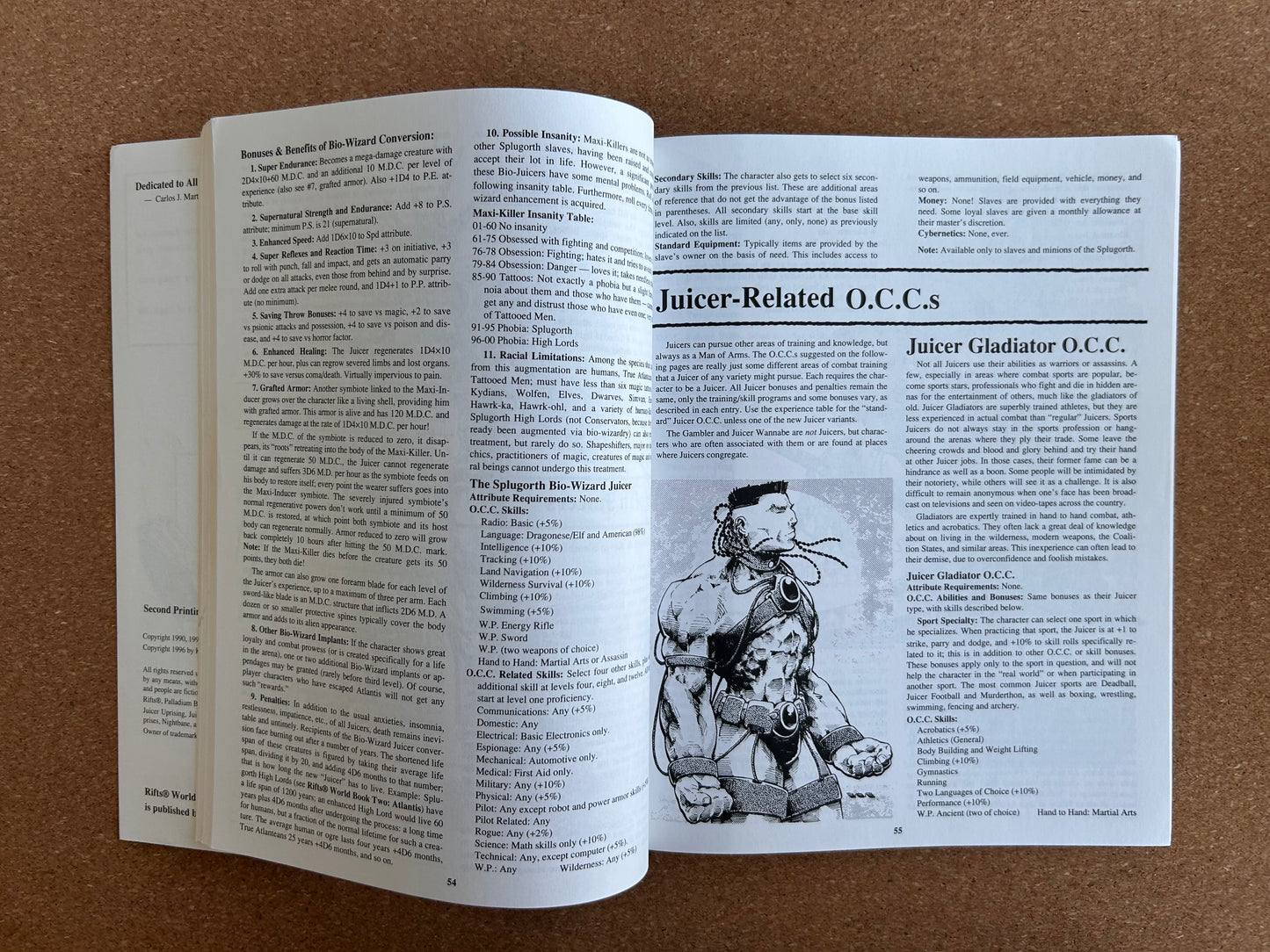 Rifts World Book Ten: Juicer Uprising - Palladium Books Paperback (1996)